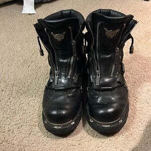 Harley-Davidson Black Leather Boots